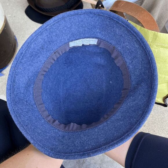 Filippo Catarzi Wool Felt Bucket Hat with Leather Band | Made in Italy O/S - Picture 3 of 7